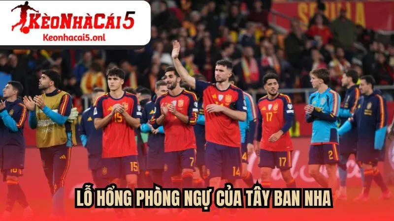 Lỗ hổng phòng ngự của Tây Ban Nha