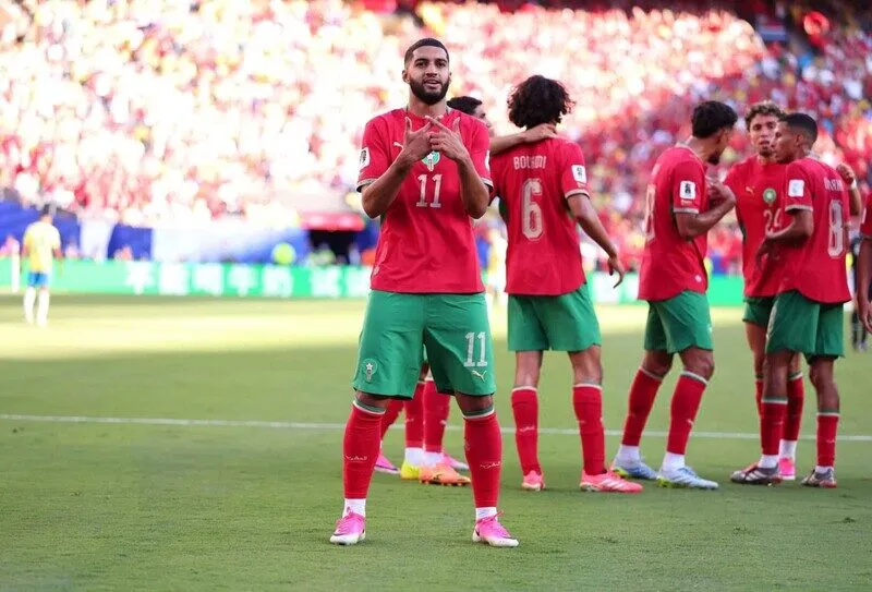 Bàn thắng vào lưới Brazil là lời khẳng định của Ismael Saibari
