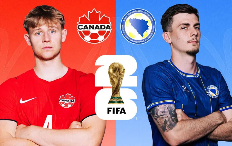 Canada vs Bosnia - 3 điểm hết sức chật vật
