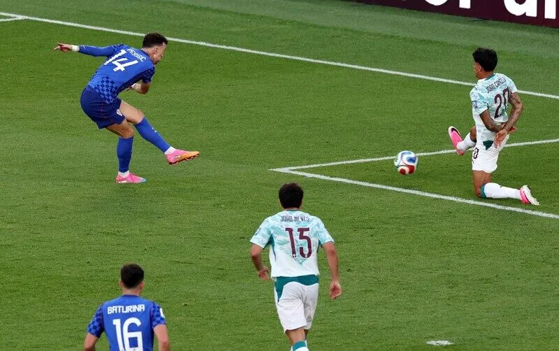 Bàn thắng cuối của thế hệ vàng Croatia được ghi bởi Ivan Perisic